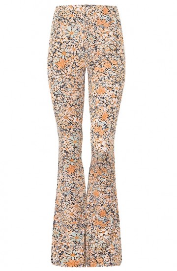 Flared broek flower 2